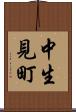 中生見町 Scroll