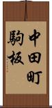 中田町駒板 Scroll