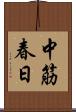中筋春日 Scroll