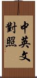 中英文對照 Scroll