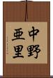 中野亜里 Scroll