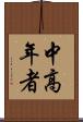 中高年者 Scroll