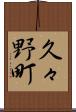 久々野町 Scroll