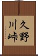 久野川峠 Scroll