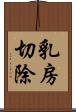 乳房切除 Scroll