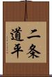 二条道平 Scroll