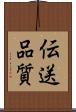 伝送品質 Scroll