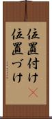 位置付け(P) Scroll