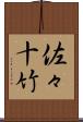 佐々十竹 Scroll
