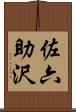佐六助沢 Scroll