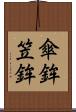 傘鉾 Scroll