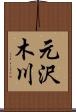 元沢木川 Scroll