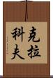 克拉科夫 Scroll