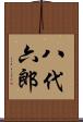八代六郎 Scroll