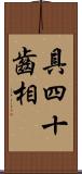 具四十齒相 Scroll