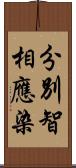 分別智相應染 Scroll