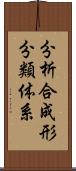 分析合成形分類体系 Scroll