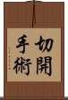 切開手術 Scroll