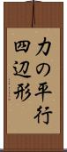 力の平行四辺形 Scroll