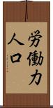 労働力人口 Scroll