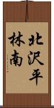 北沢平林南 Scroll