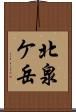 北泉ケ岳 Scroll