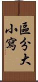 區分大小寫 Scroll