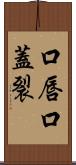 口唇口蓋裂 Scroll