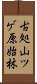 古処山ツゲ原始林 Scroll