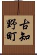 古知野町 Scroll