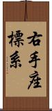 右手座標系 Scroll