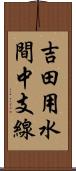 吉田用水間中支線 Scroll