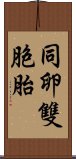 同卵雙胞胎 Scroll