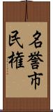 名誉市民権 Scroll