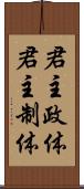 君主政体 Scroll