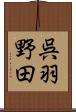 呉羽野田 Scroll