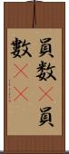 員数(P) Scroll