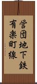 営団地下鉄有楽町線 Scroll