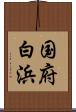 国府白浜 Scroll