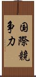 国際競争力 Scroll