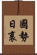 國勢日衰 Scroll