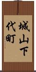 城山下代町 Scroll