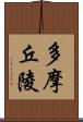 多摩丘陵 Scroll