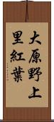 大原野上里紅葉 Scroll