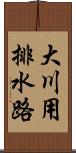 大川用排水路 Scroll