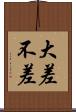 大差不差 Scroll