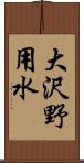 大沢野用水 Scroll