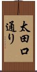 太田口通り Scroll