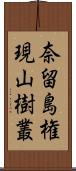 奈留島権現山樹叢 Scroll