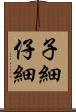 子細 Scroll